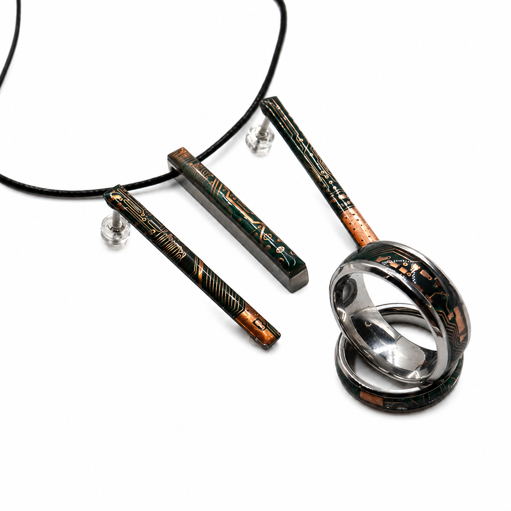 Earrings, Necklace & Ring Set