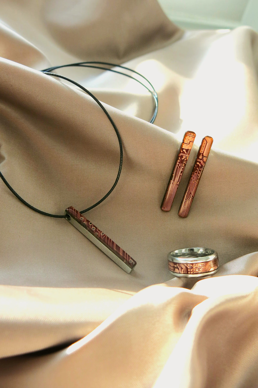Earrings, Necklace & Ring Set